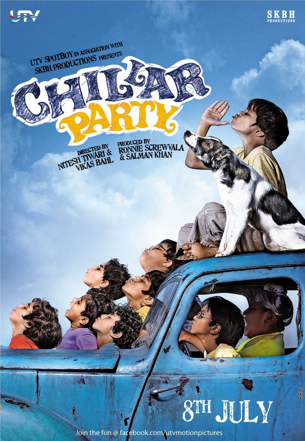Chillar Party (2011)Chillar Party revolves around a group of children who befriend Fatka, a young boy, and his stray dog, Bhidu. When the dog faces a threat, the children unite to protect him. Directed by Vikas Bahl and Nitesh Tiwari, the film celebrates friendship, courage and teamwork while showing how children can stand up for what they believe is right.
