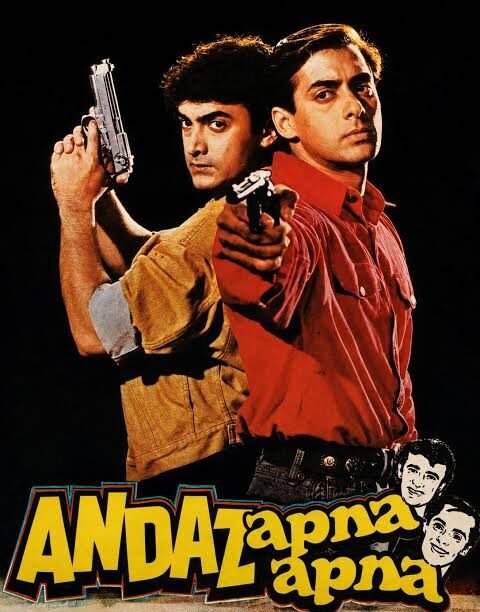 Andaz Apna Apna (1994)Starring Aamir Khan and Salman Khan, this comedy directed by Rajkumar Santoshi did not perform as expected at the box office. However, its absurd humour, unforgettable characters and iconic dialogues gradually won over audiences. Today, it is regarded as one of Hindi cinema's most loved comedy films.